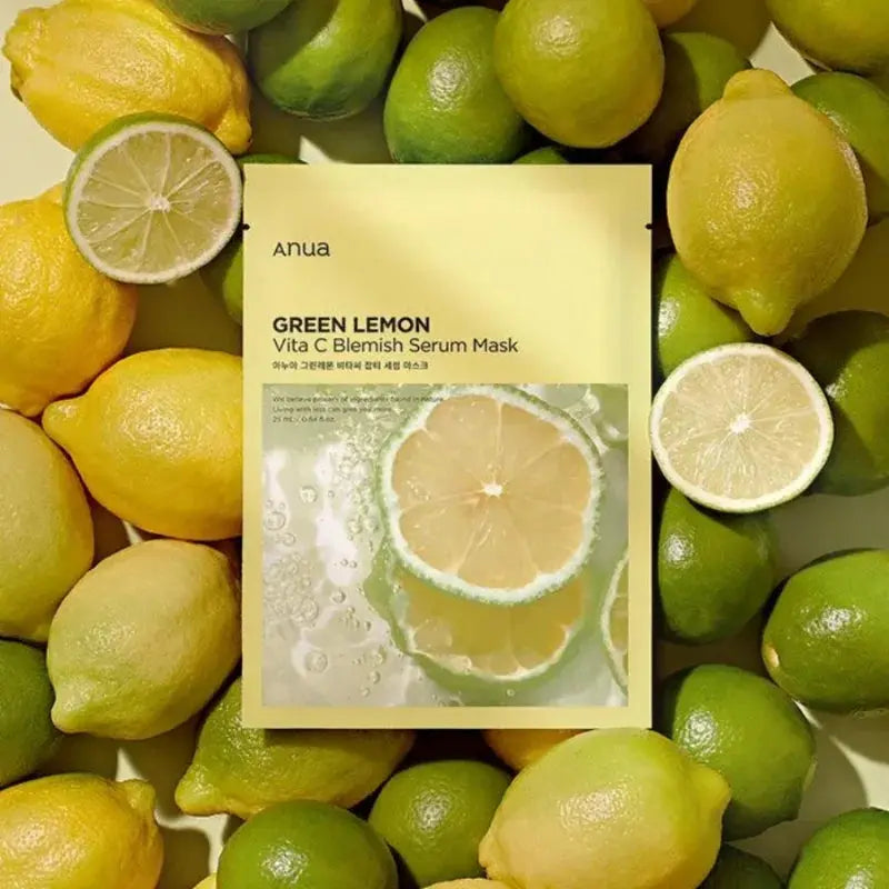 Green Lemon Vita C Blemish Serum Mask Anua