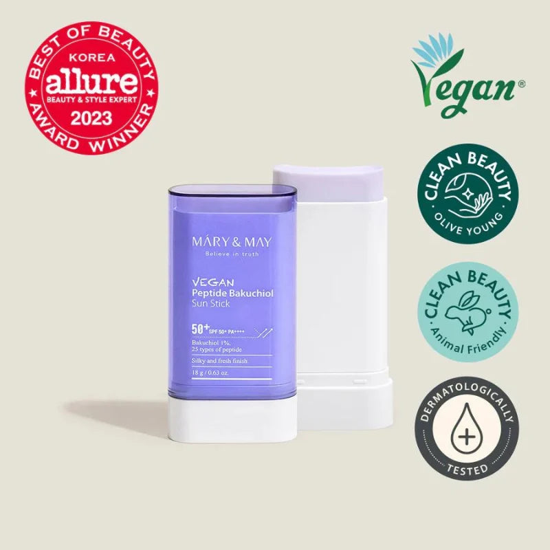 Vegan Peptide Bakuchiol Sun Stick SPF50+ PA++++