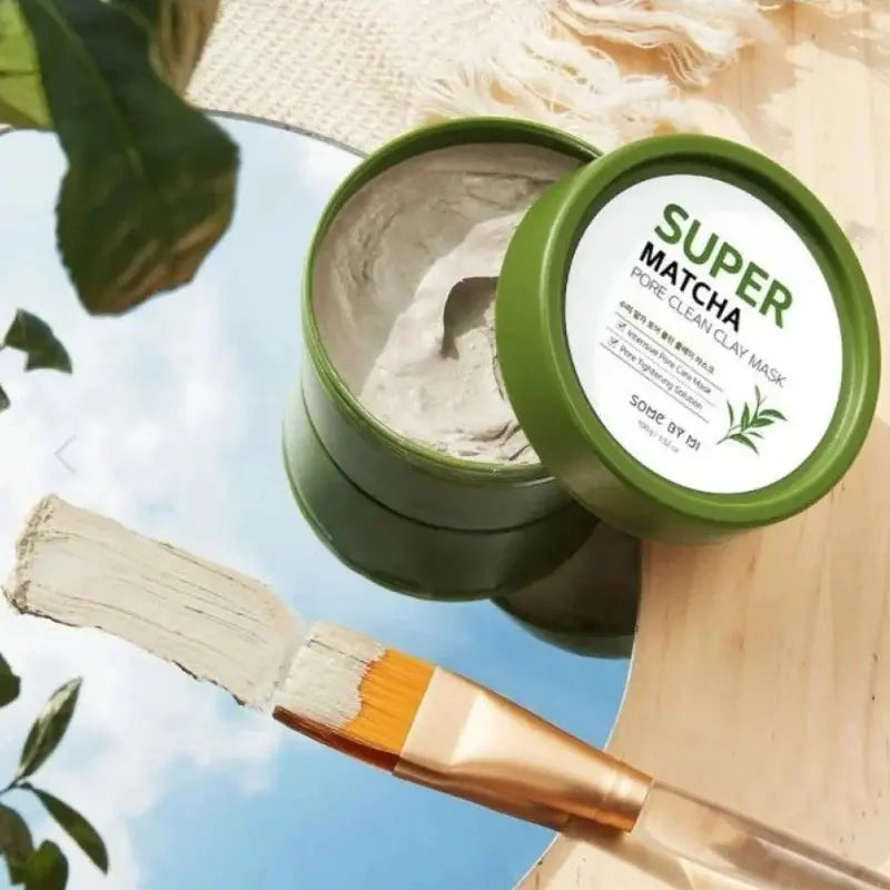 Super Matcha Pore Clean Clay Mask Some By Mi