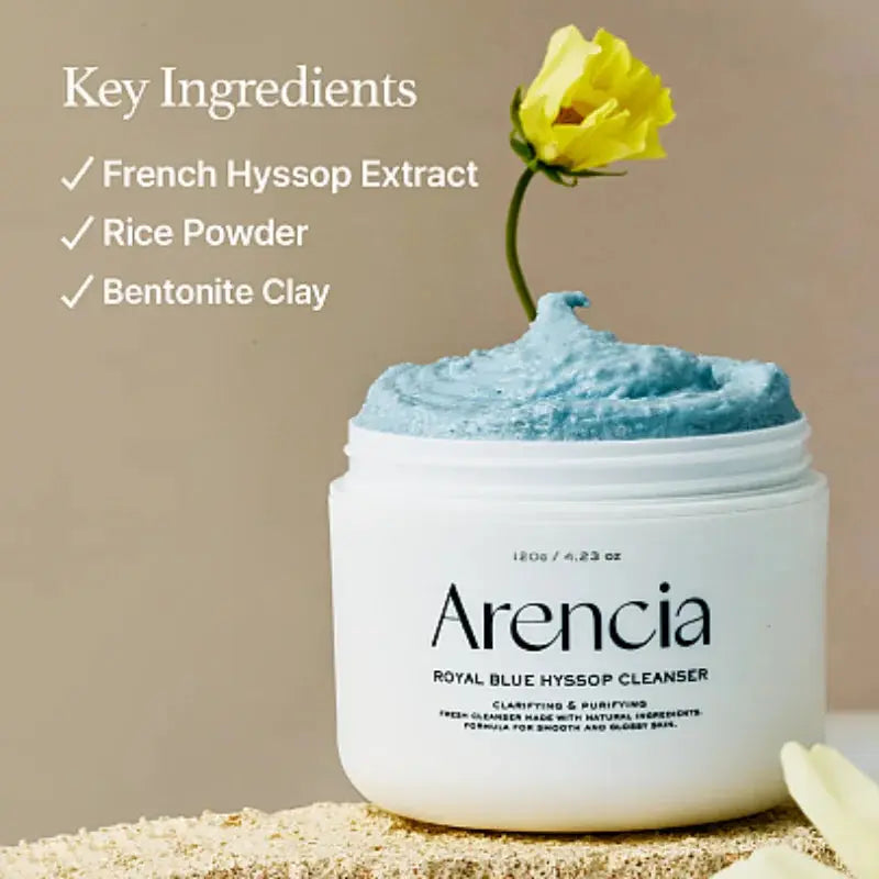 Arencia - Royal Blue Hyssop Rice Mochi Cleanser ARENCIA
