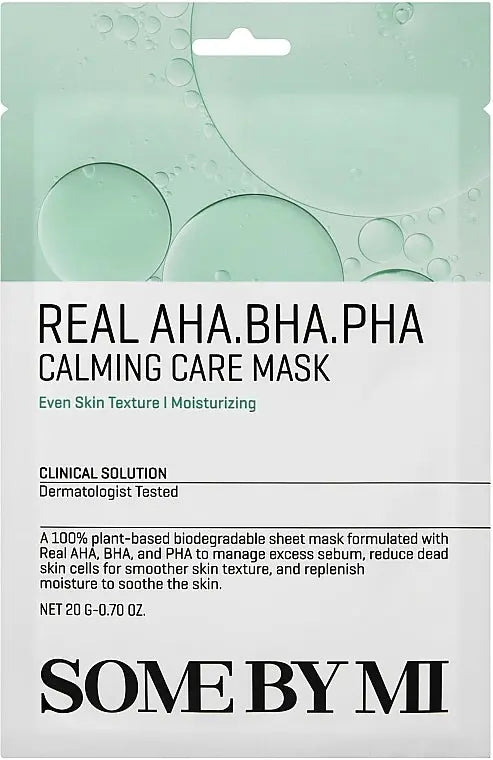 Some By Mi - Real AHA BHA PHA Calming Care Mask Some By Mi