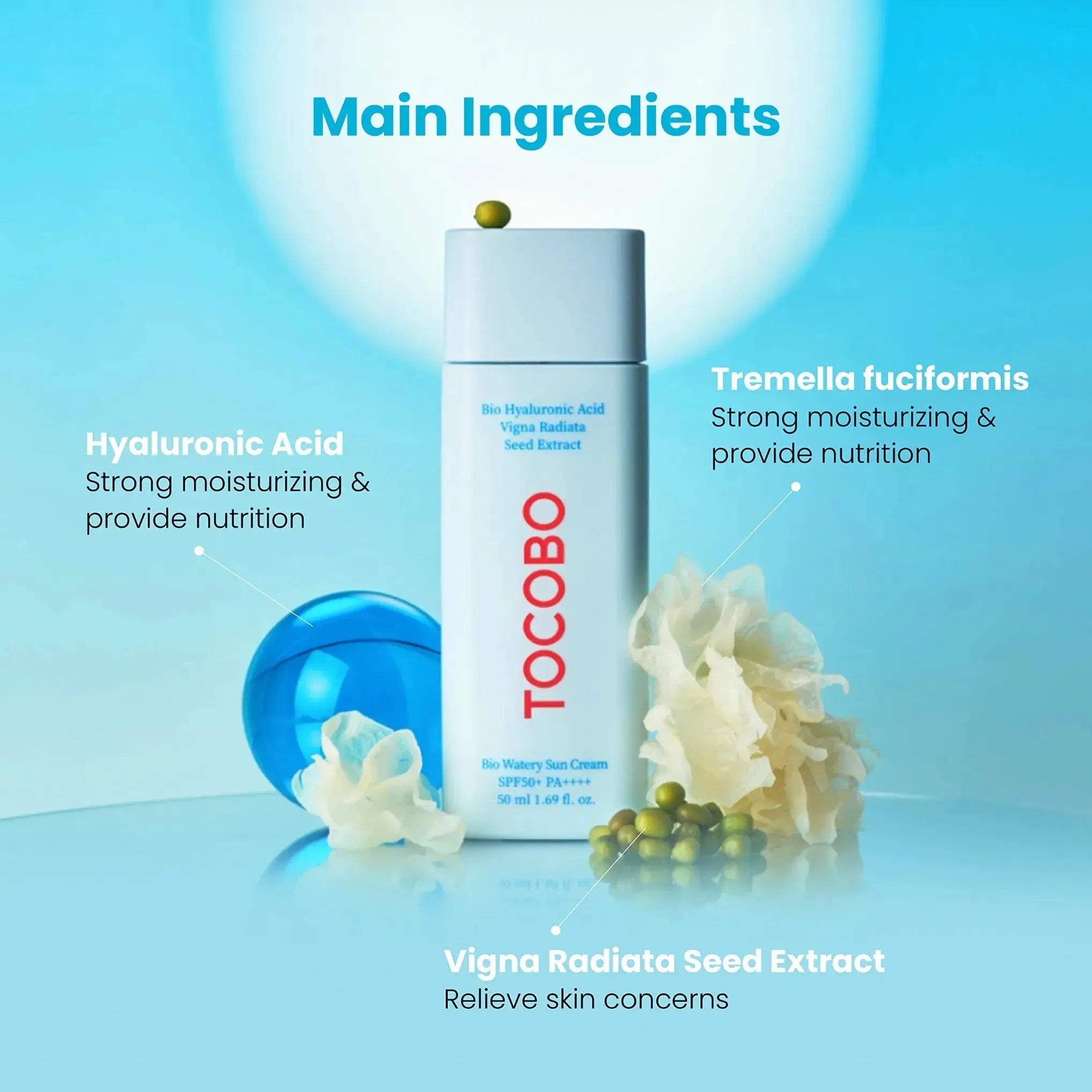 TOCOBO - Bio Watery Sun Cream SPF50+ PA++++ TOCOBO
