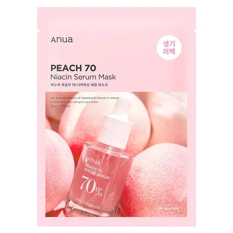 Peach 70 Niacin Serum Mask Anua
