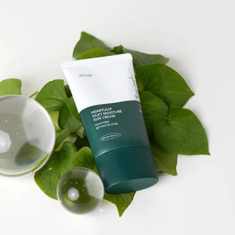 Anua - Heartleaf Silky Moisture Sun Cream SPF50+ PA++++