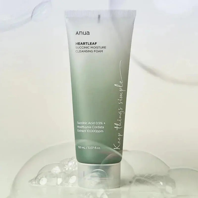 Heartleaf Succinic Moisture Cleansing Foam Anua