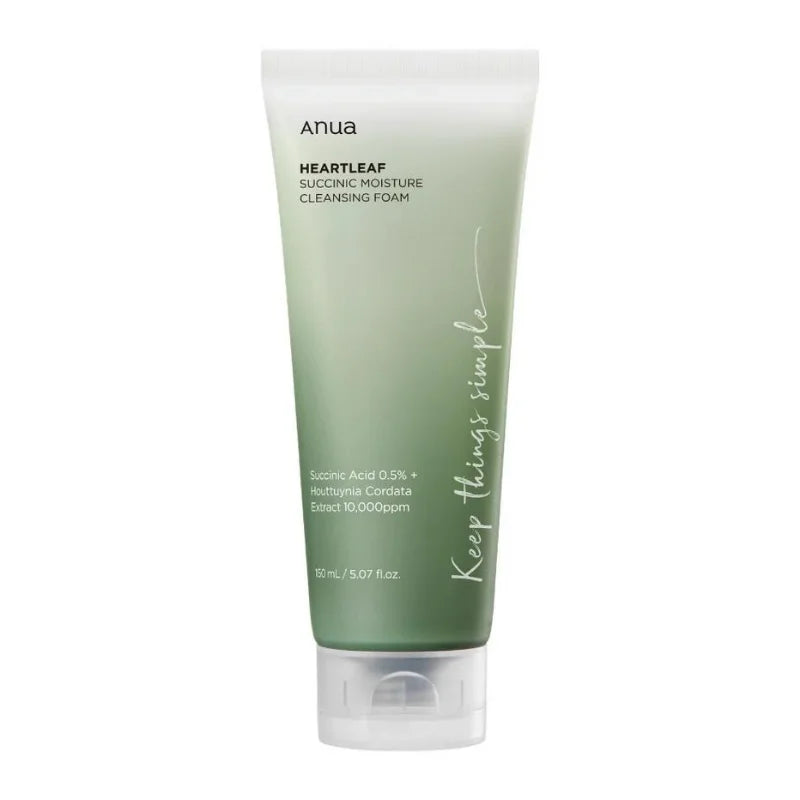 Anua - Heartleaf Succinic Moisture Cleansing Foam