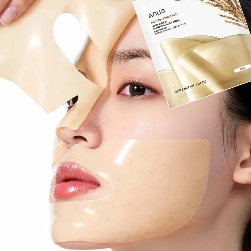 Rice 70 Glow Collagen Mask Anua