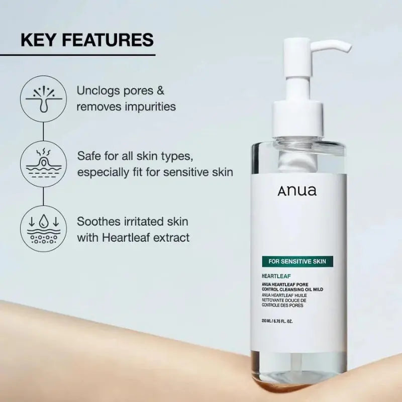 Heartleaf Pore Control Cleansing Oil Mild Anua