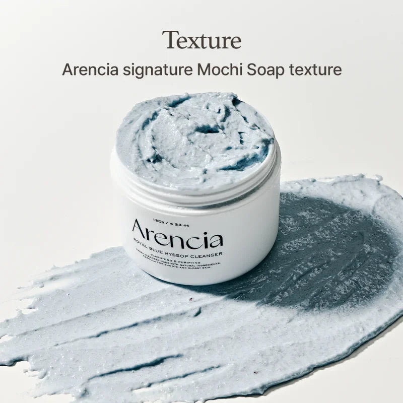 Arencia - Royal Blue Hyssop Rice Mochi Cleanser