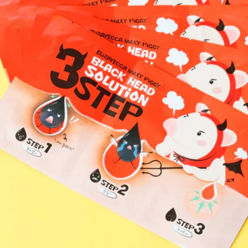 Elizavecca - Milky Piggy Black Head 3 Step Solution