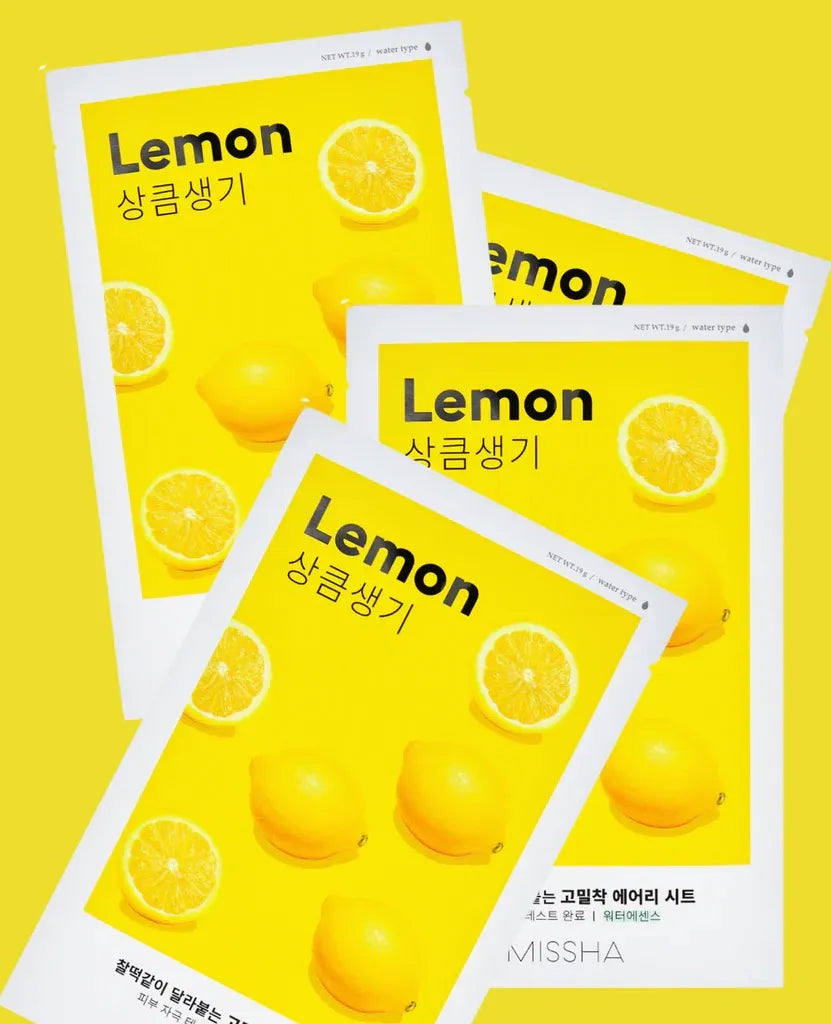 Missha - Airy Fit Sheet Mask - Lemon