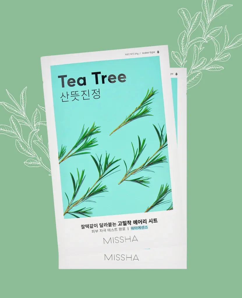 Missha - Airy Fit Sheet Mask - Tea Tree