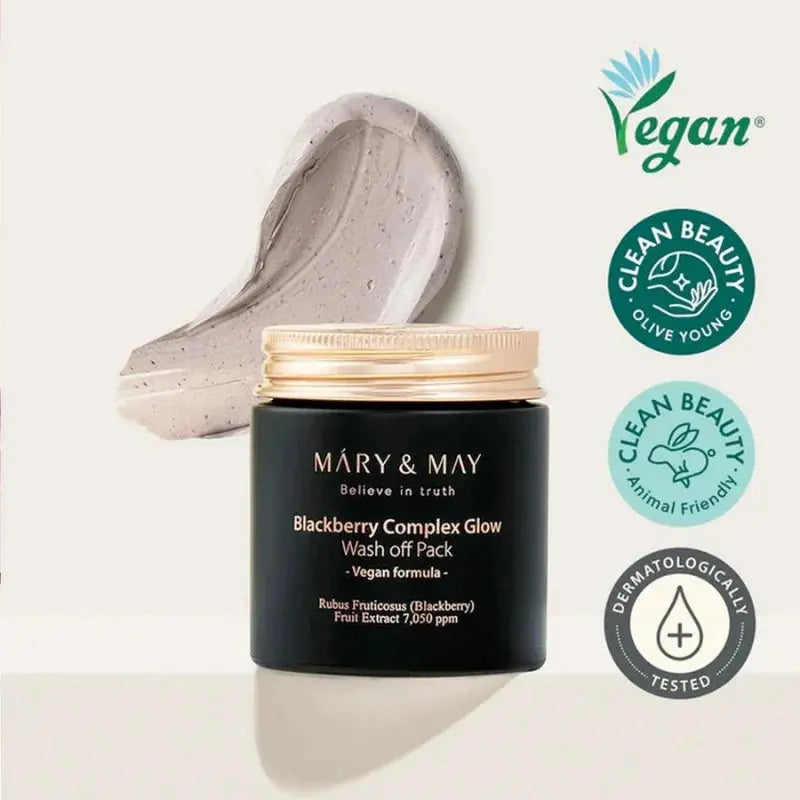 Blackberry Complex Glow Wash Off Pack Mary & May