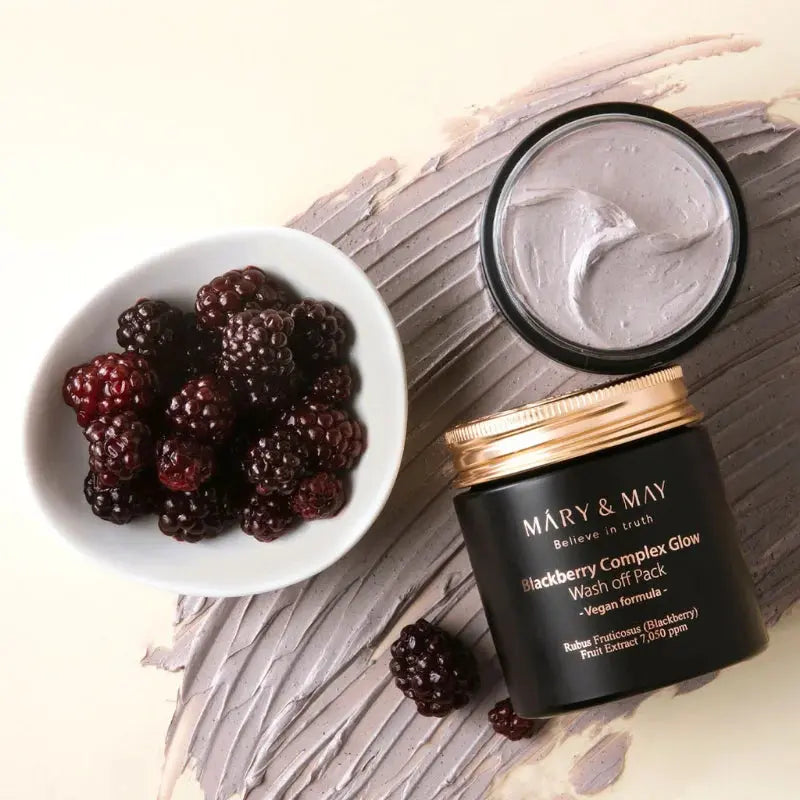 Blackberry Complex Glow Wash Off Pack Mary & May