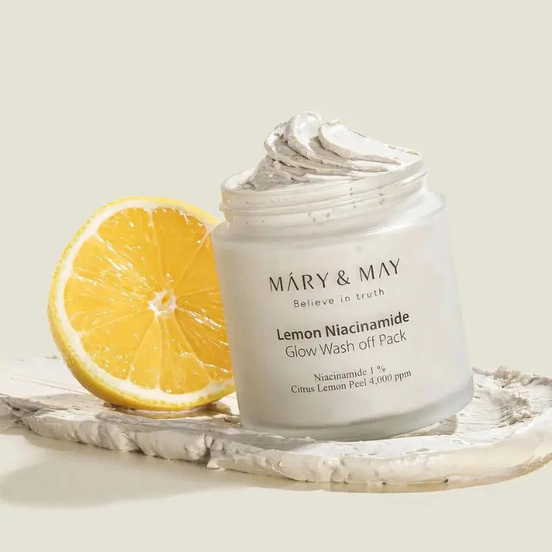 Lemon Niacinamide Glow Wash Off Pack Mary & May