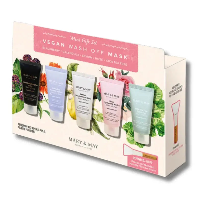 Vegan Wash Off Mask Mini Gift Set Mary & May