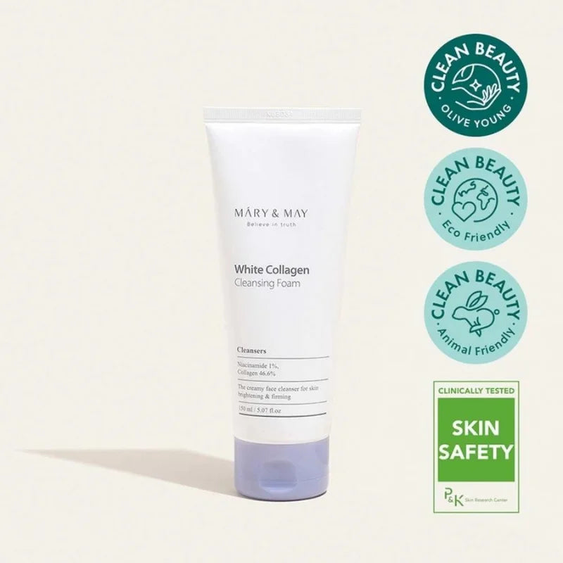 Mary & May - White Collagen Cleansing Foam