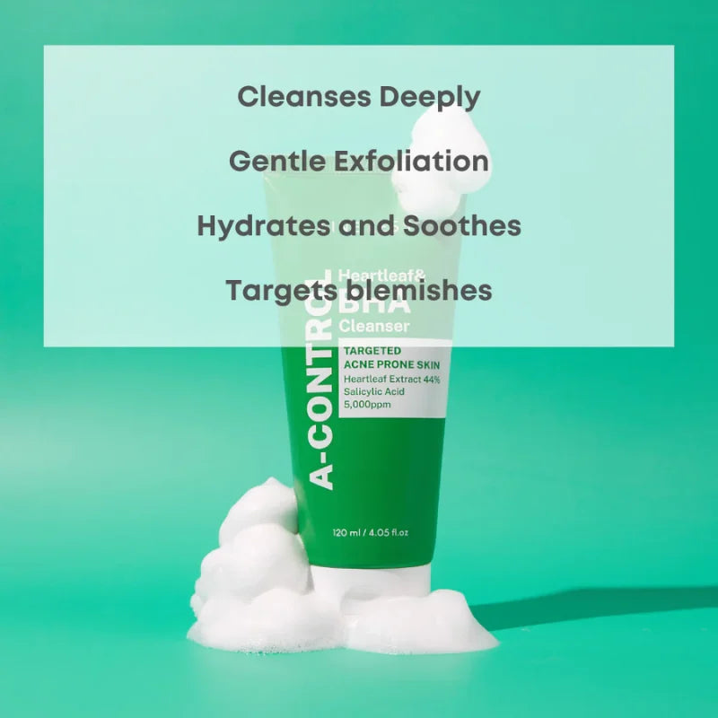 Nineless - A-Control Heartleaf & BHA Cleanser