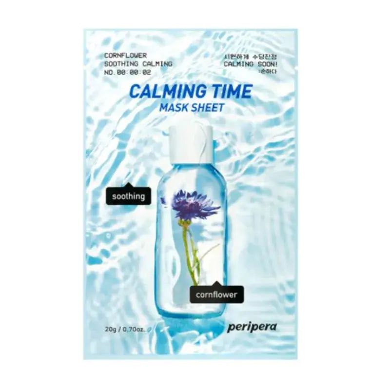 Peripera - Calming Time Mask Sheet - Cornflower Soothing Calming PERIPERA