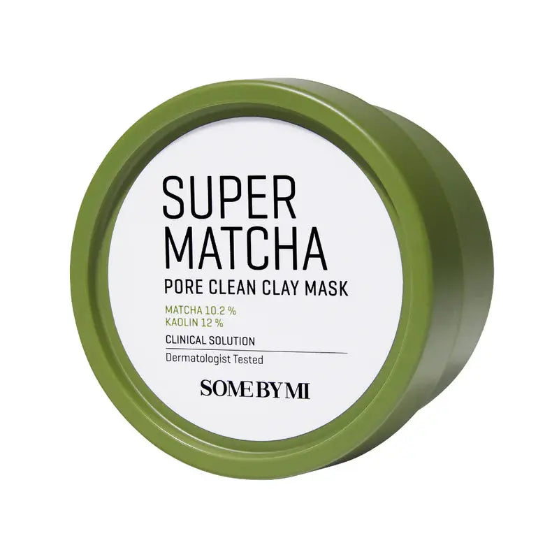Super Matcha Pore Clean Clay Mask Some By Mi