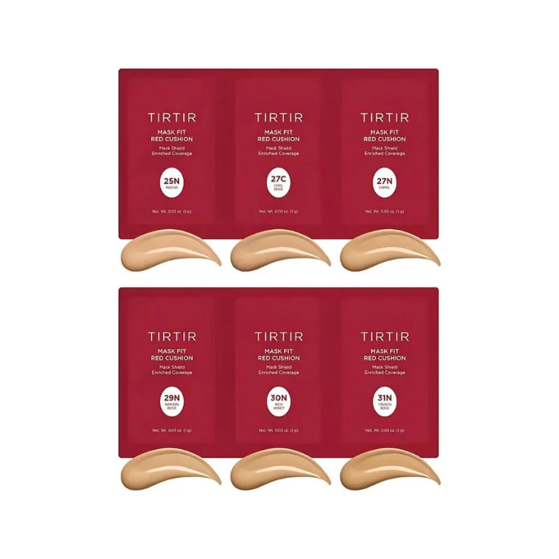 TIRTIR - Mask Fit Red Cushion 6 shade Tiral Kit - MEDIUM