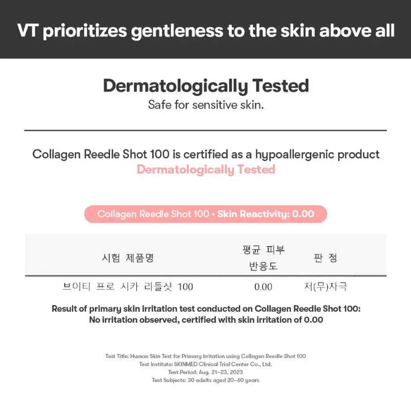 Collagen Reedle Shot 100 VT Cosmetics