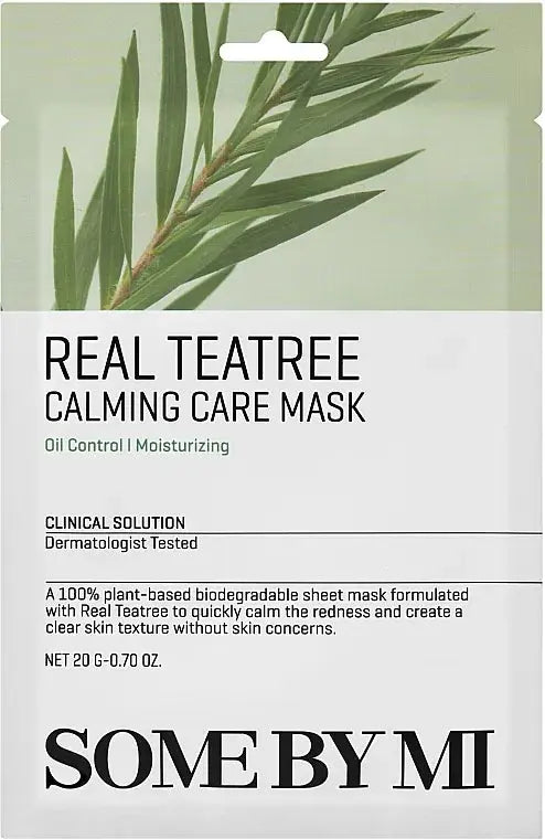 Real Tea Tree Calming Care Mask Some By Mi