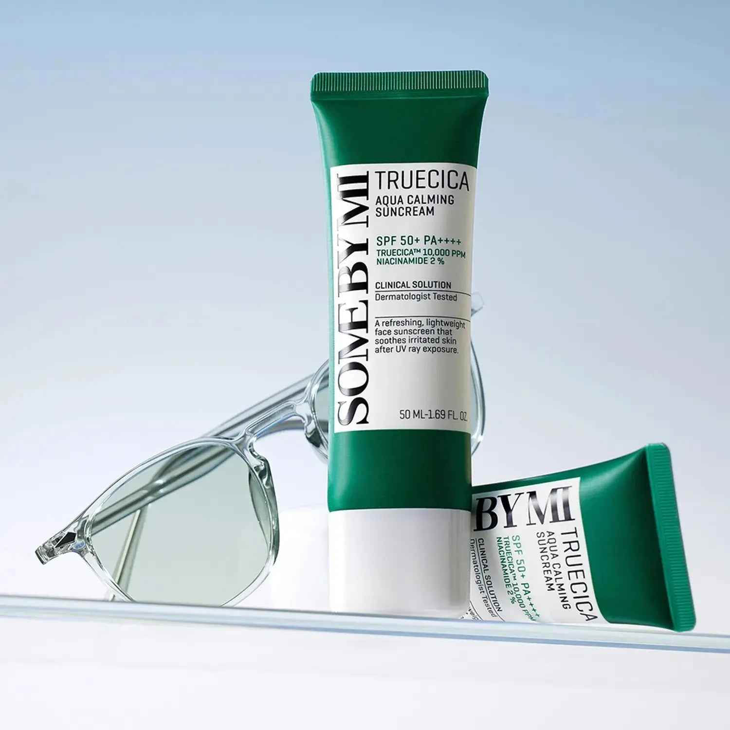 Truecica Aqua Calming Suncream SPF50+ PA++++ Some By Mi