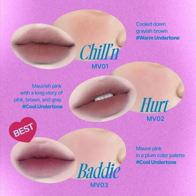fwee - Lip&Cheek Blurry Pudding Pot (#MV03 Baddie) FWEE