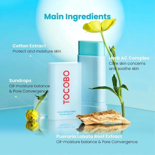 TOCOBO - Cotton Soft Sun Stick SPF50+ PA++++
