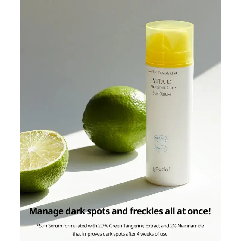 Goodal - Green Tangerine Vita C Dark Spot Care Sun Serum SPF50+ PA++++ GOODAL
