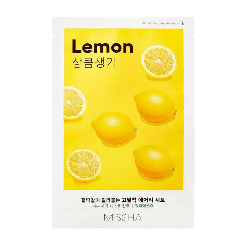 Missha - Airy Fit Sheet Mask - Lemon MISSHA