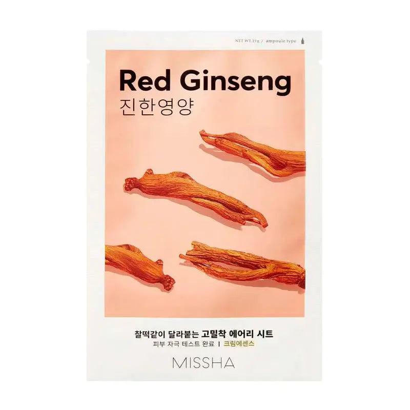 Missha - Airy Fit Sheet Mask - Red Ginseng MISSHA