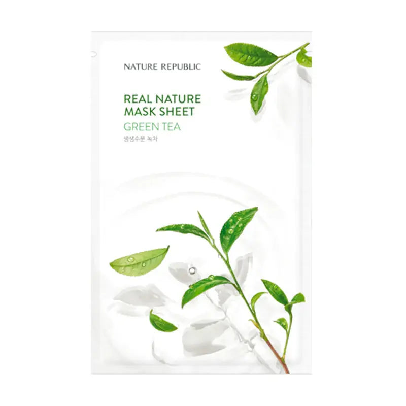 Nature Republic - Real Nature Mask Sheet - Green Tea NATURE REPUBLIC