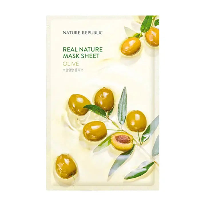 Nature Republic - Real Nature Mask Sheet - Olive NATURE REPUBLIC
