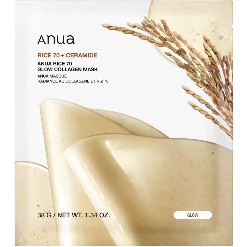 Anua - Rice 70 Glow Collagen Mask