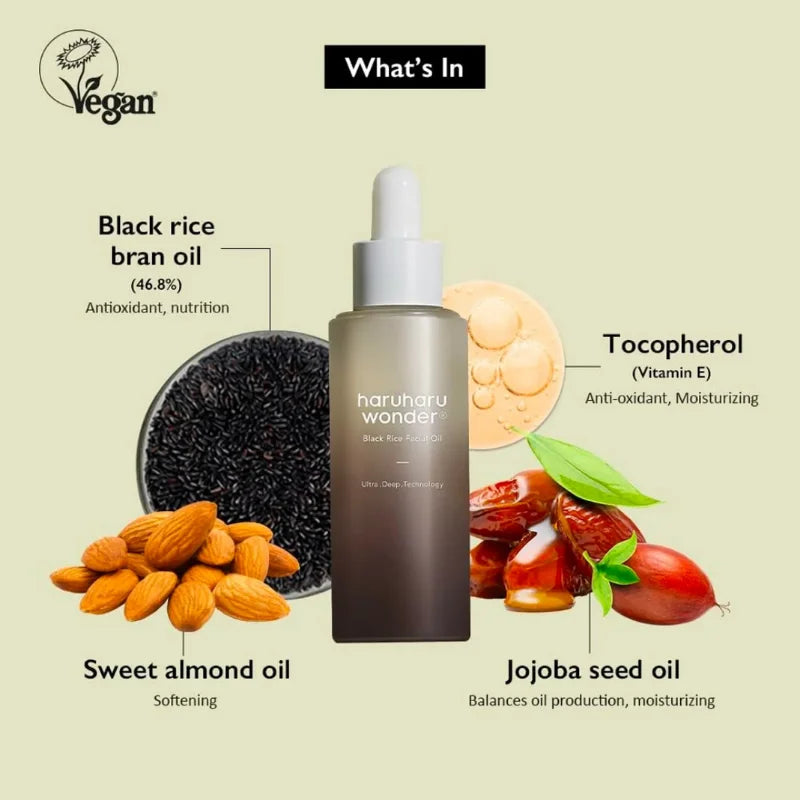 Haruharu Wonder - Black Rice Facial Oil