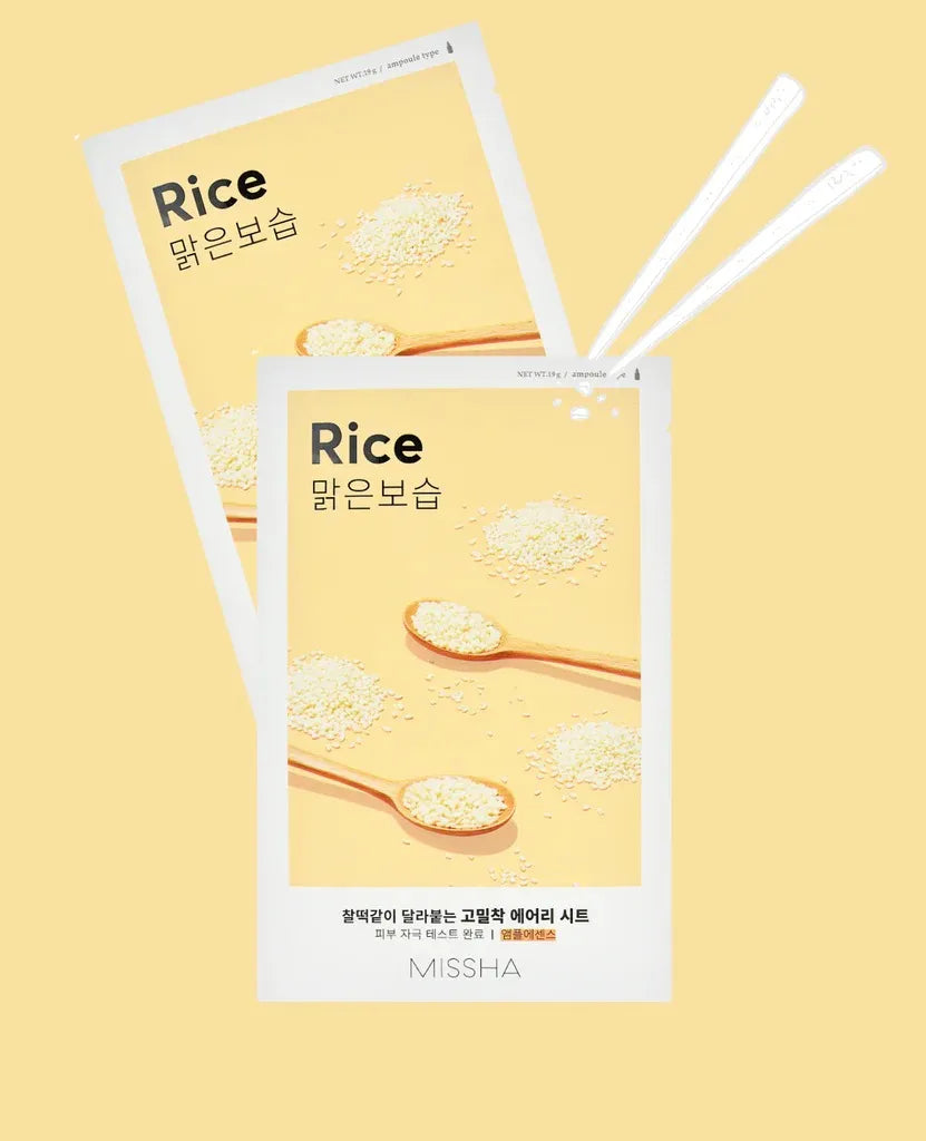 Missha - Airy Fit Sheet Mask - Rice
