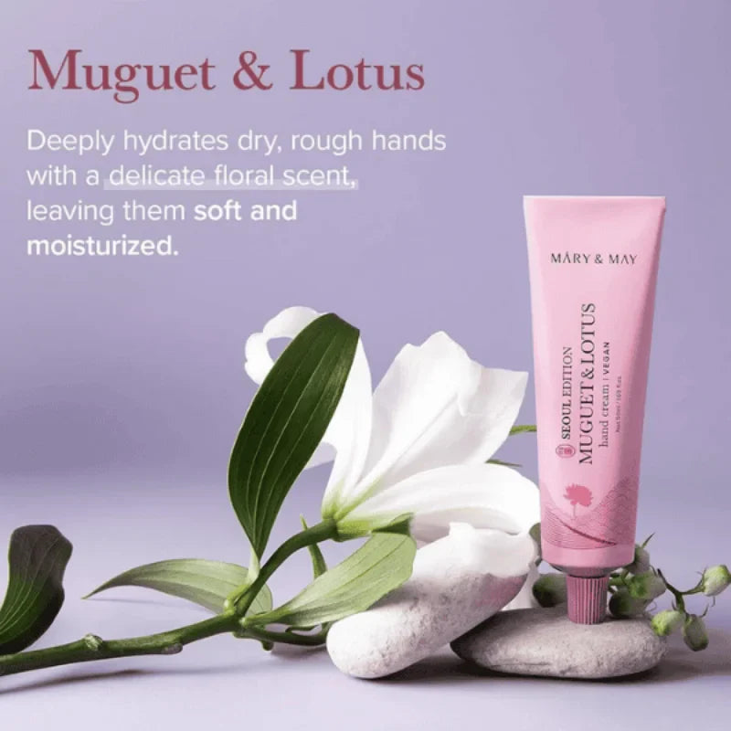 Mary & May -  Muguet & Lotus Hand Cream