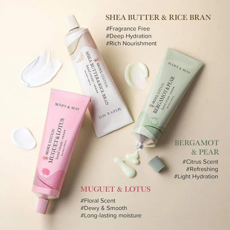 Mary & May - Seoul Edition Hand Cream Trio Set