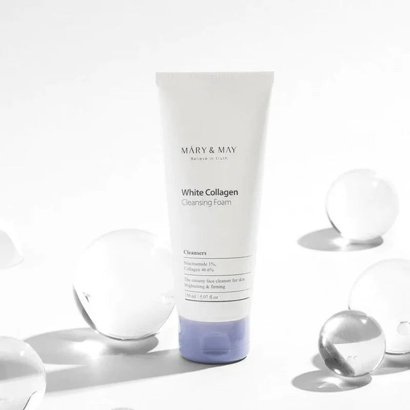 Mary & May - White Collagen Cleansing Foam